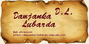 Damjanka Lubarda vizit kartica